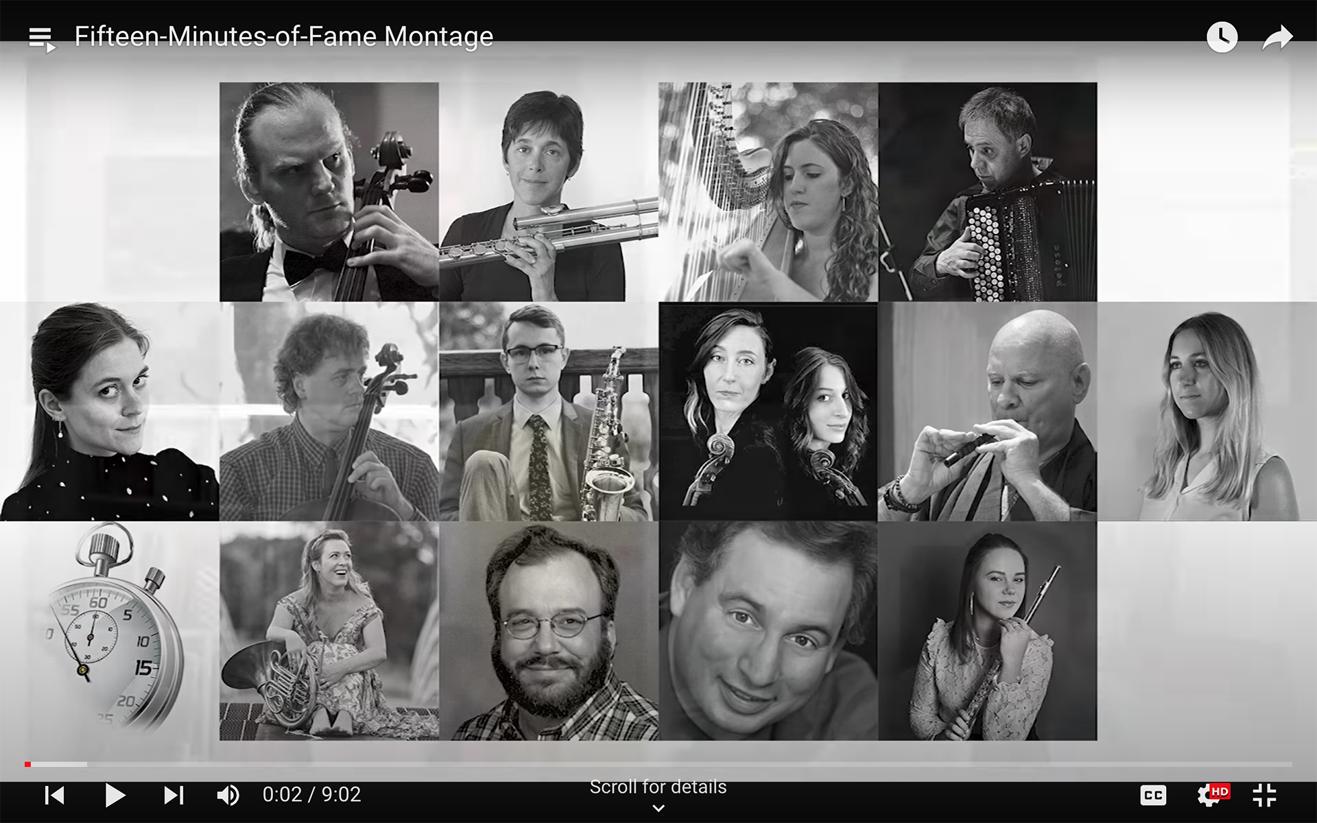 Fifteen-Minutes-of-Fame Montage